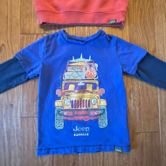 FAT Face UK Jeep sweatshirt and long sleeve bundle size 5/6 - Picture 3 of 7